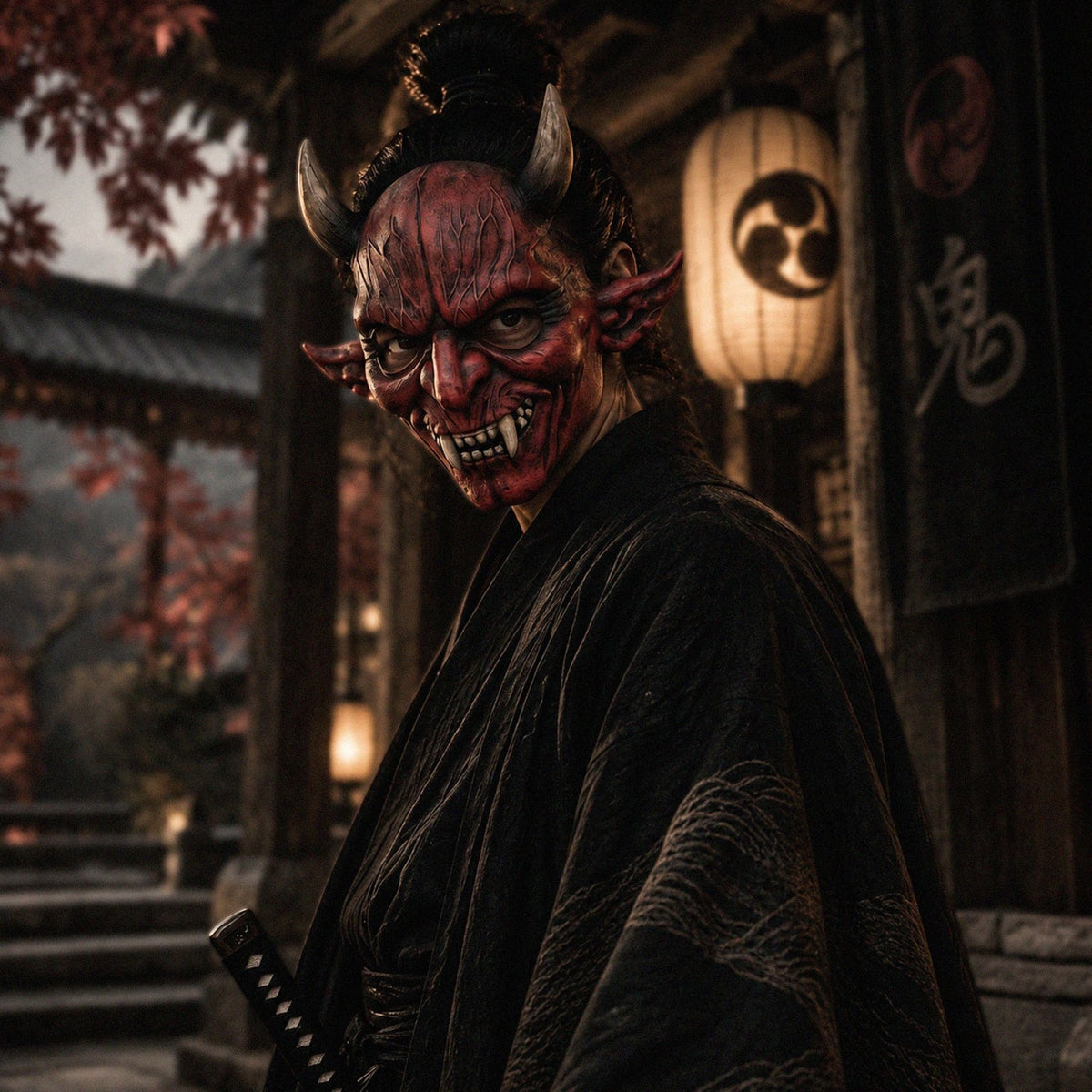 Aka-Oni Fanged Mask