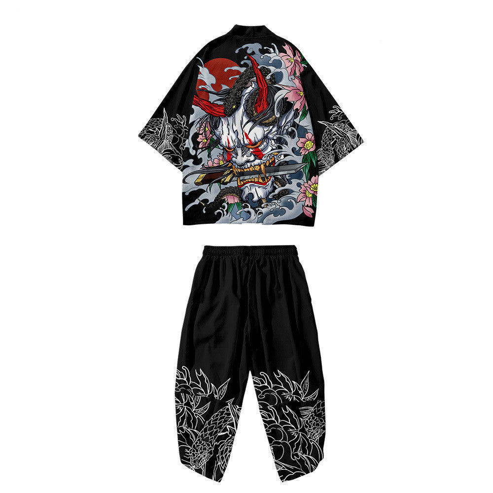 Oni Hannya Haori Kimono Jacket