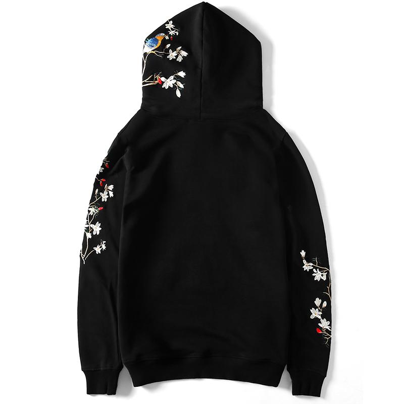 Eastern Eden Embroidery Hoodie