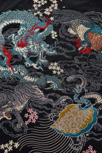 LEGACY 4 Embroidery Zipper Hoodie