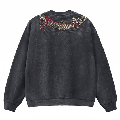 Coiled Ryu Embroidery Sweatshirt