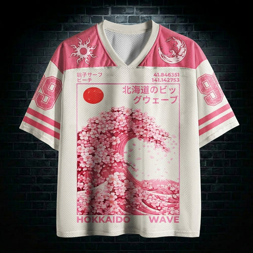 Sakura Wave Mesh Jersey