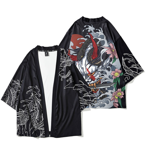 Oni Hannya Haori Kimono Jacket