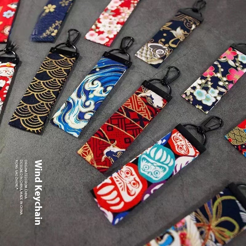 Keychain Personality Japanese Style And Wind Ornaments Koi Car Buckle
