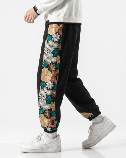 Komorebi Embroidery Joggers