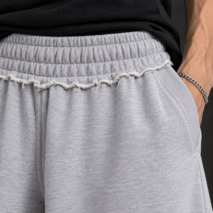 Raw Hem Sweat Shorts