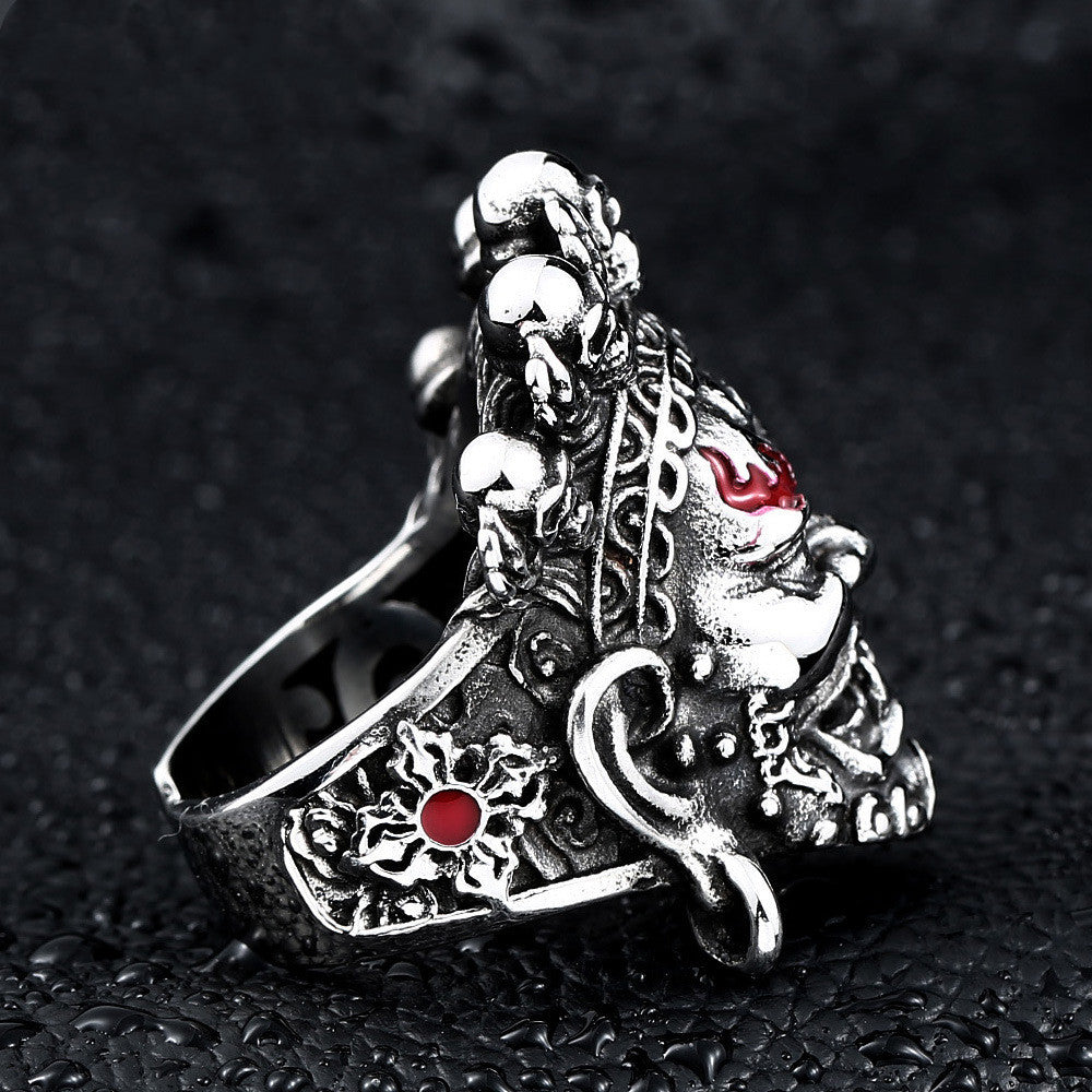Mahakala Wrath Buddha Ring