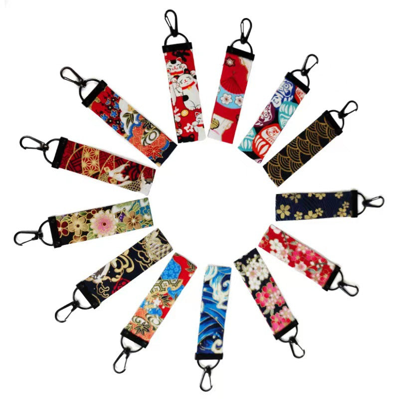 Keychain Personality Japanese Style And Wind Ornaments Koi Car Buckle