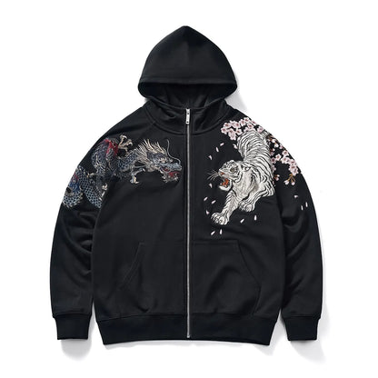 The Quad-Gods Embroidery Hoodie