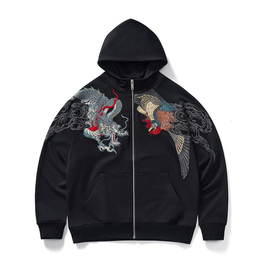 LEGACY 4 Embroidery Zipper Hoodie