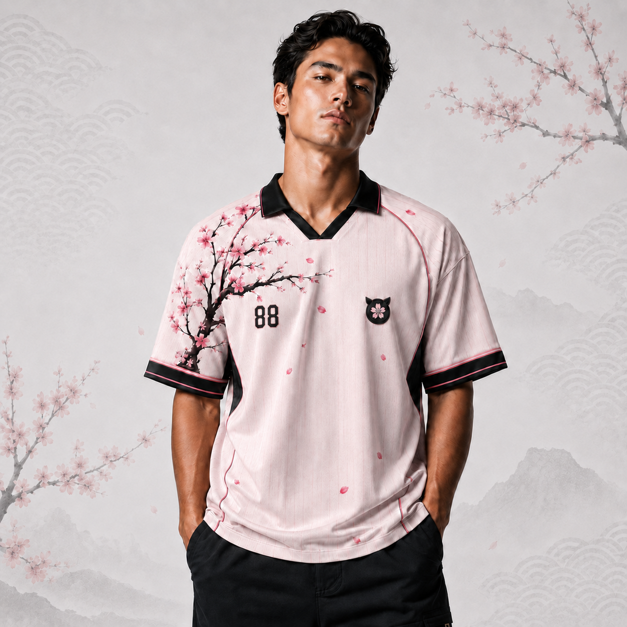 Yozakura Jersey Polo