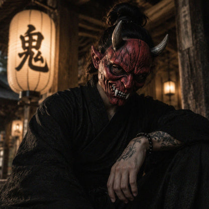 Aka-Oni Fanged Mask