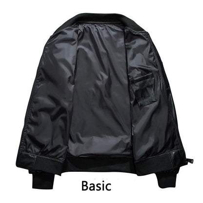 Rajin The Gods of Lightning Thunder Embroidery Bomber Jacket