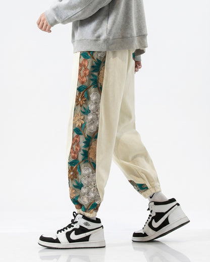 Komorebi Embroidery Joggers