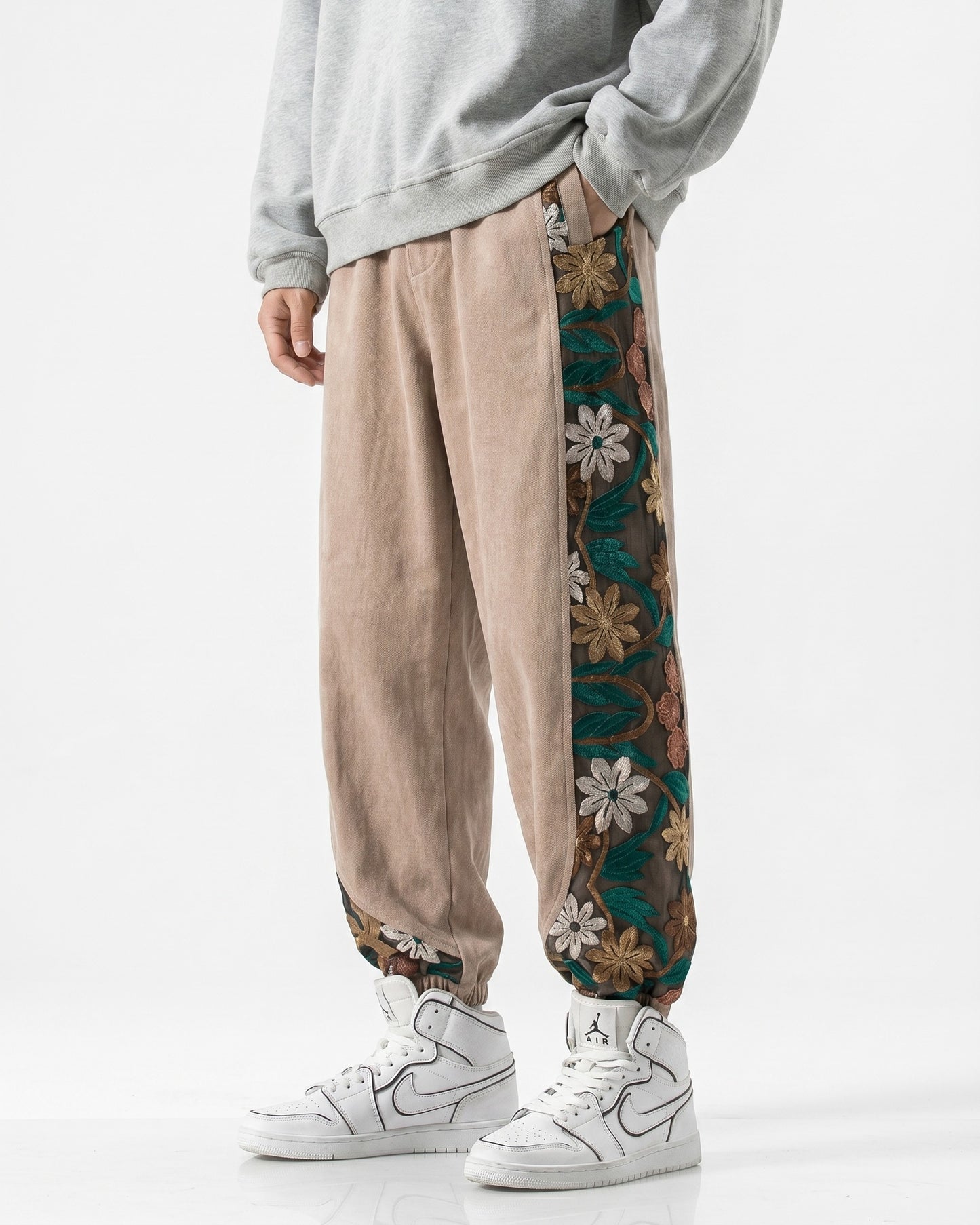 Komorebi Embroidery Joggers