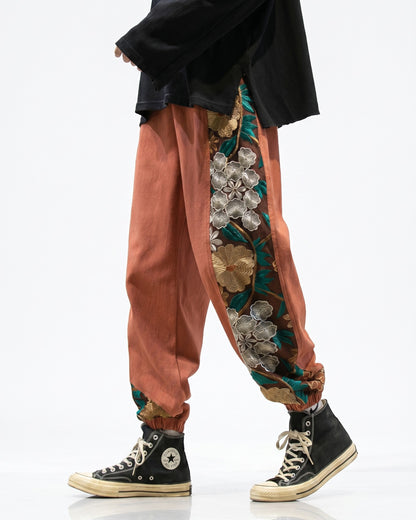 Komorebi Embroidery Joggers