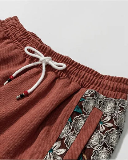 Komorebi Embroidery Joggers