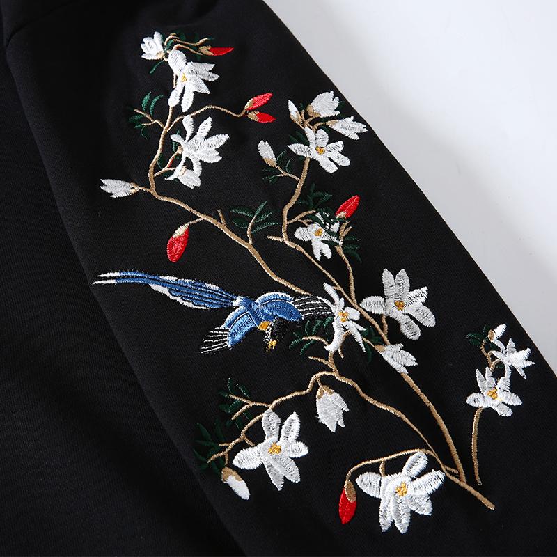 Eastern Eden Embroidery Hoodie