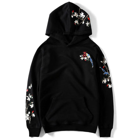 Eastern Eden Embroidery Hoodie
