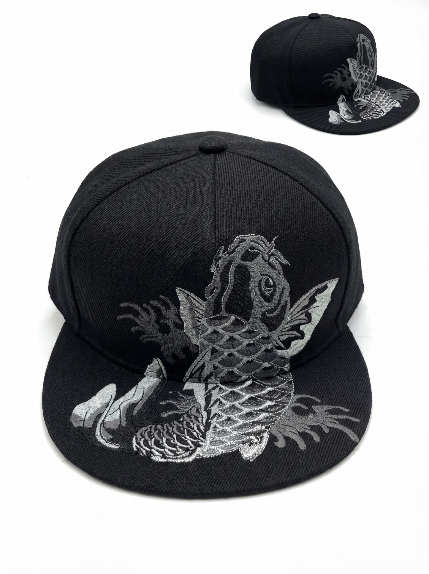 Moonlight Koi Embroidery Headwear