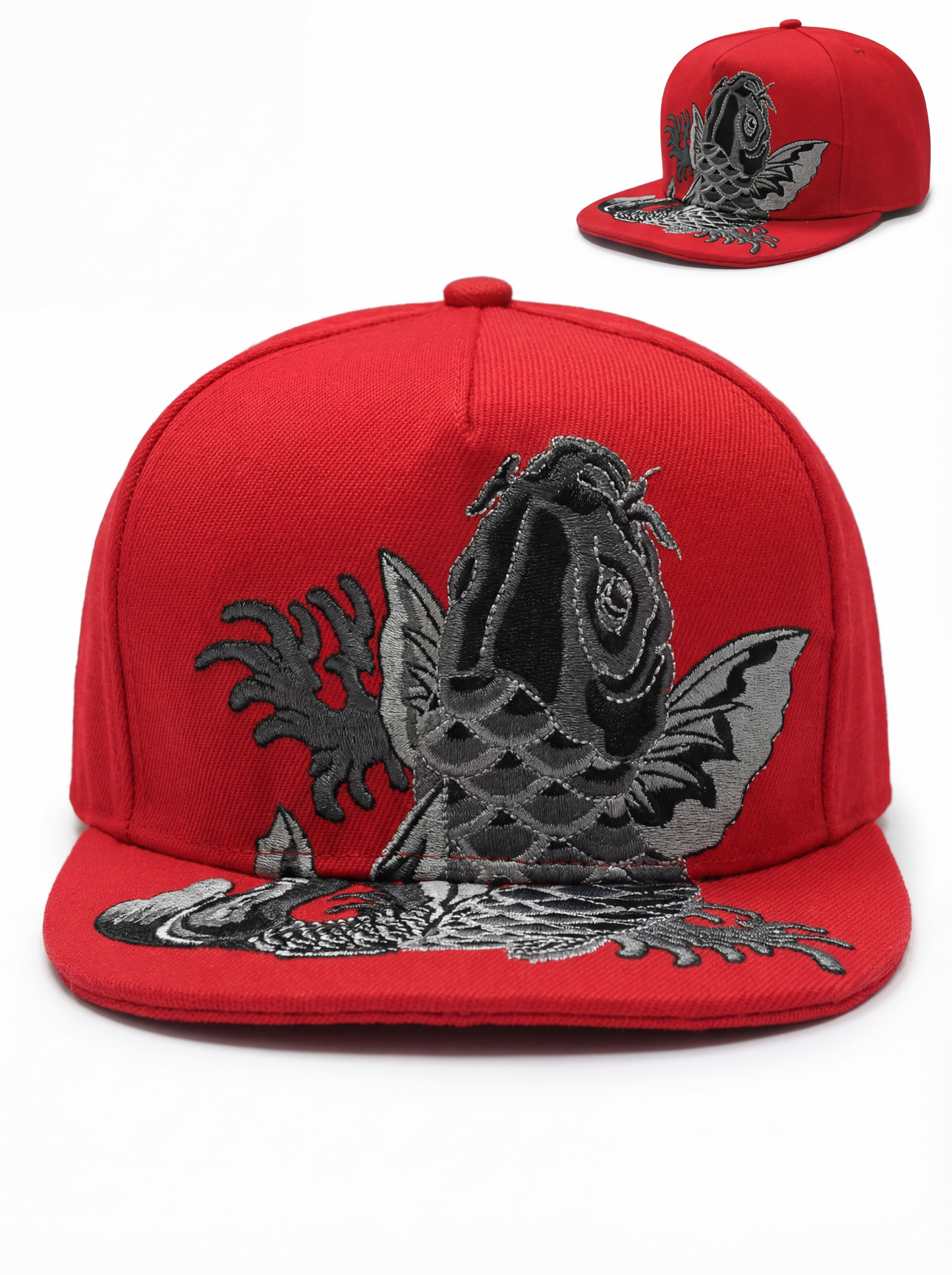 Moonlight Koi Embroidery Headwear