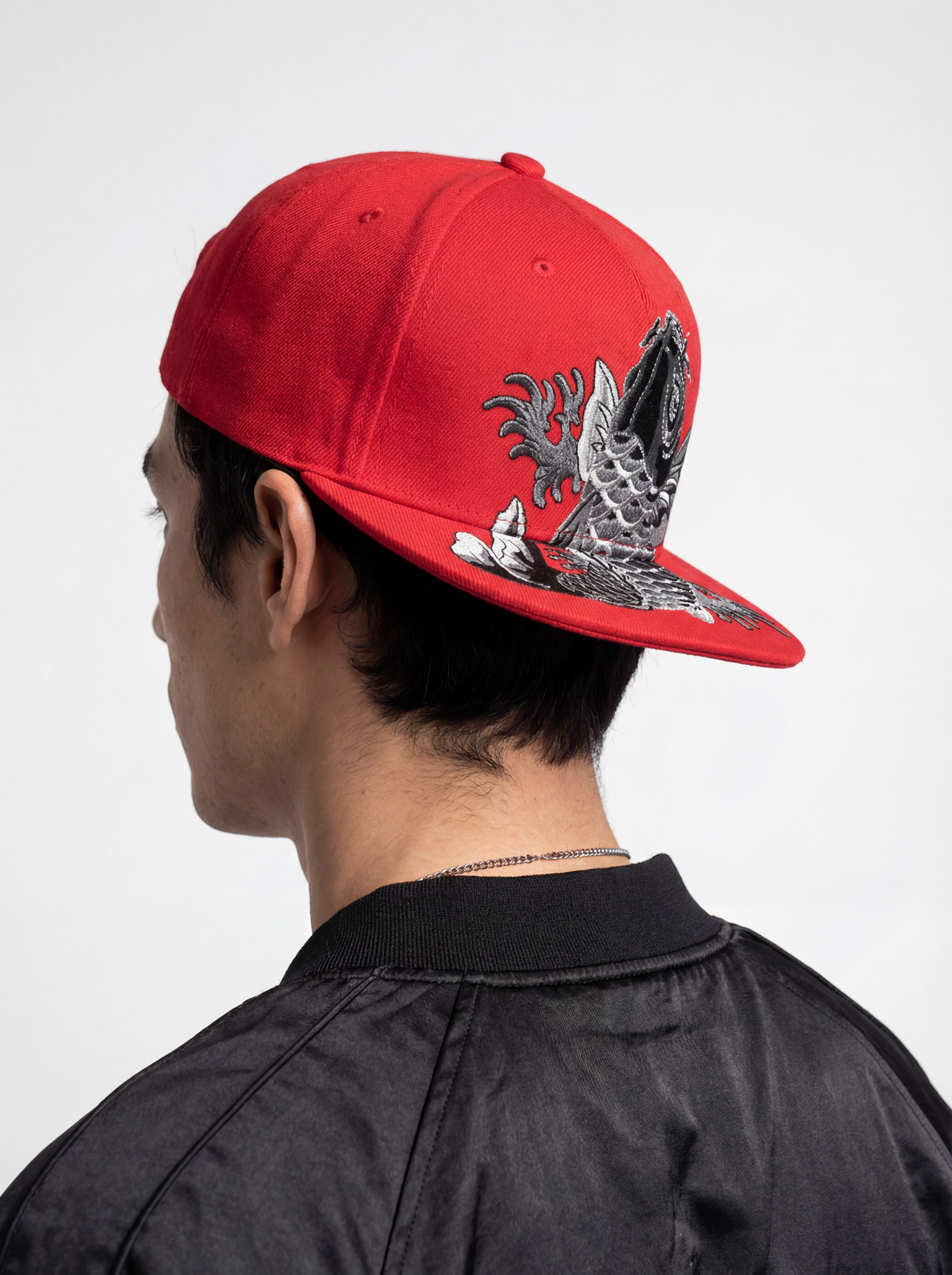 Moonlight Koi Embroidery Headwear