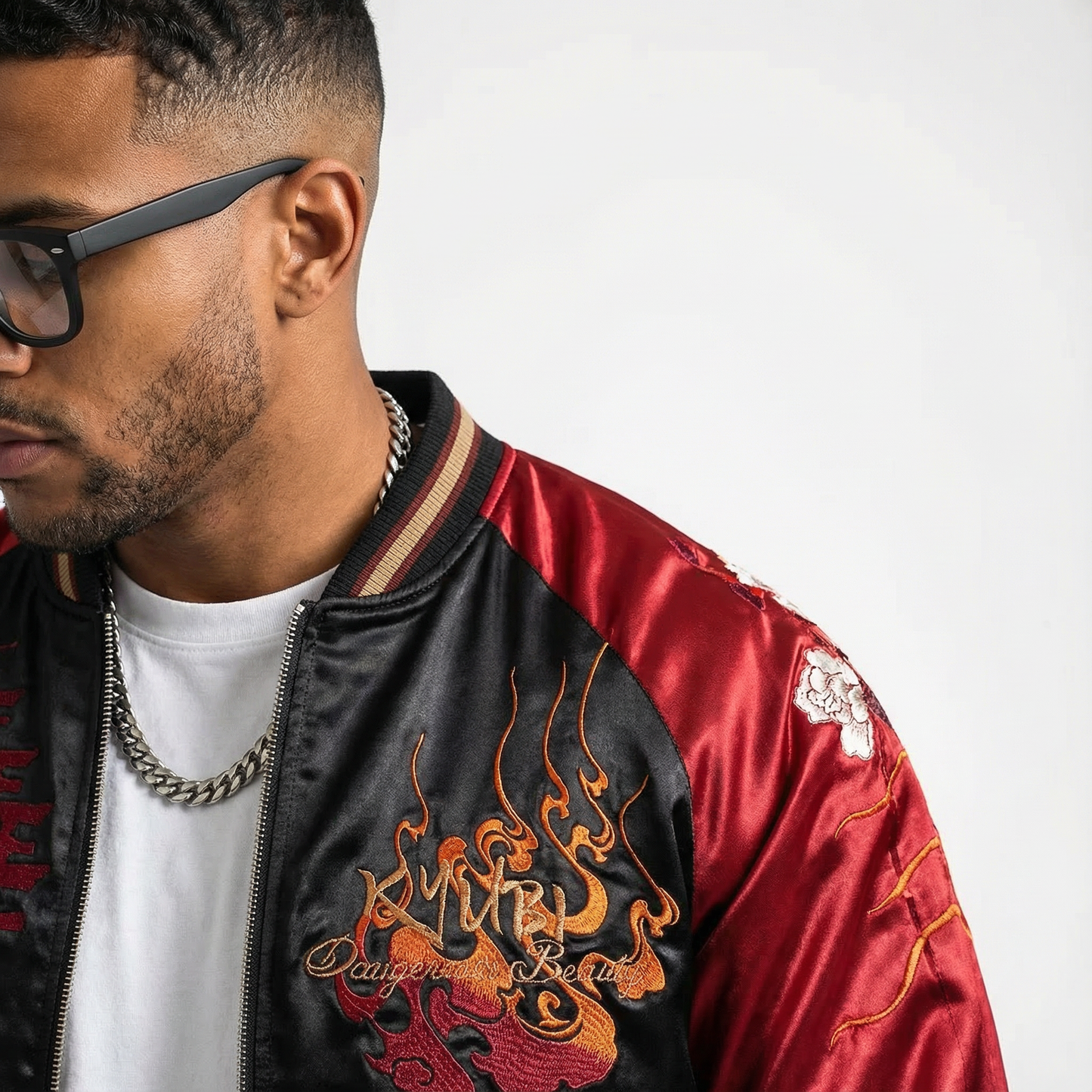 [BOGO] Geisha Kitsune Reversible Sukajan Jacket