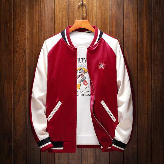 Crimson Raijin Samurai Sukajan Jacket