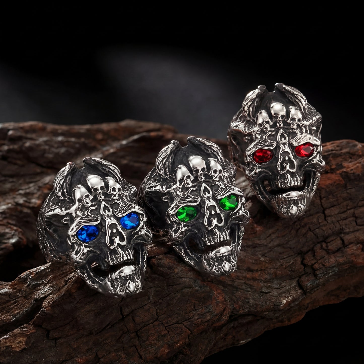 Devil Dragon Skull Ring
