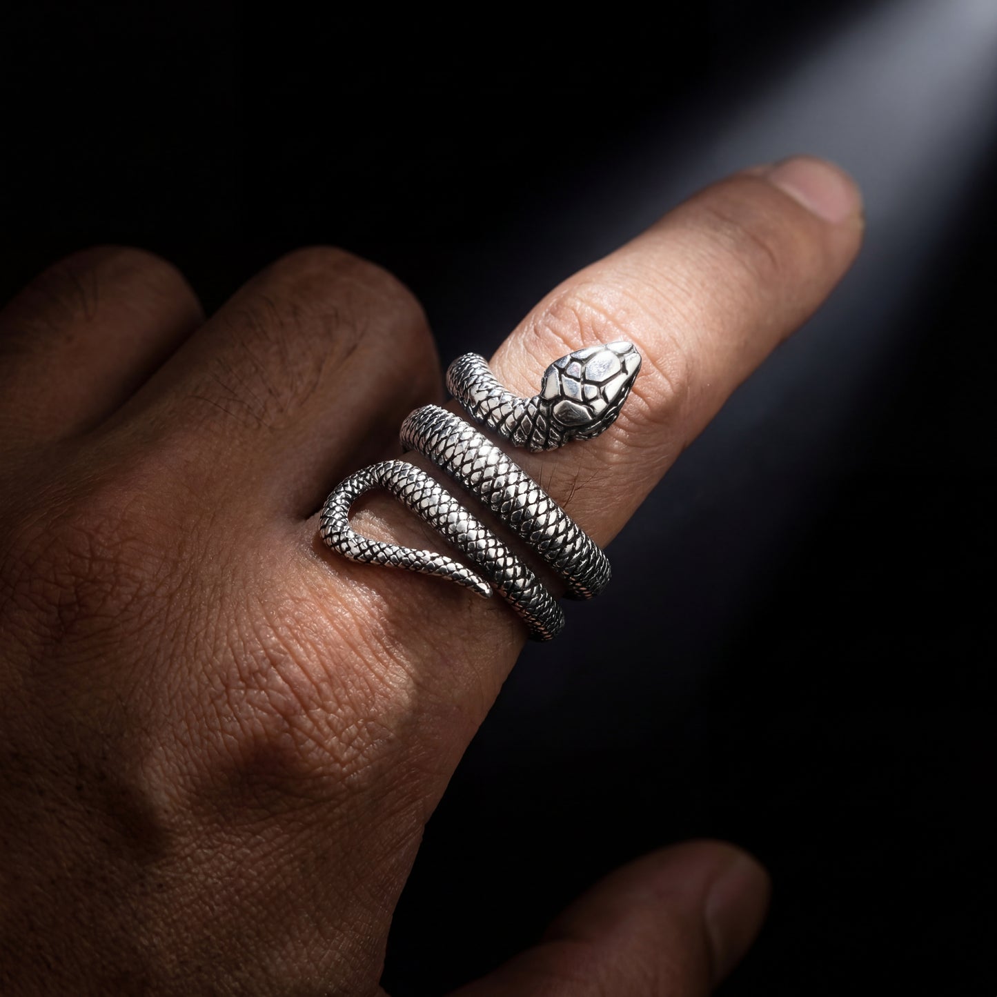 Coiled Snake Ring