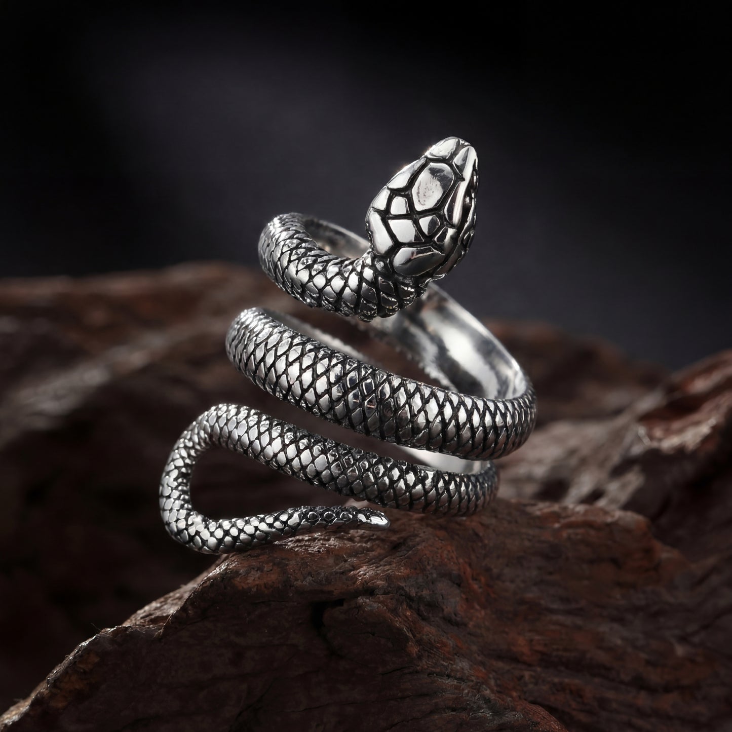 Coiled Snake Ring