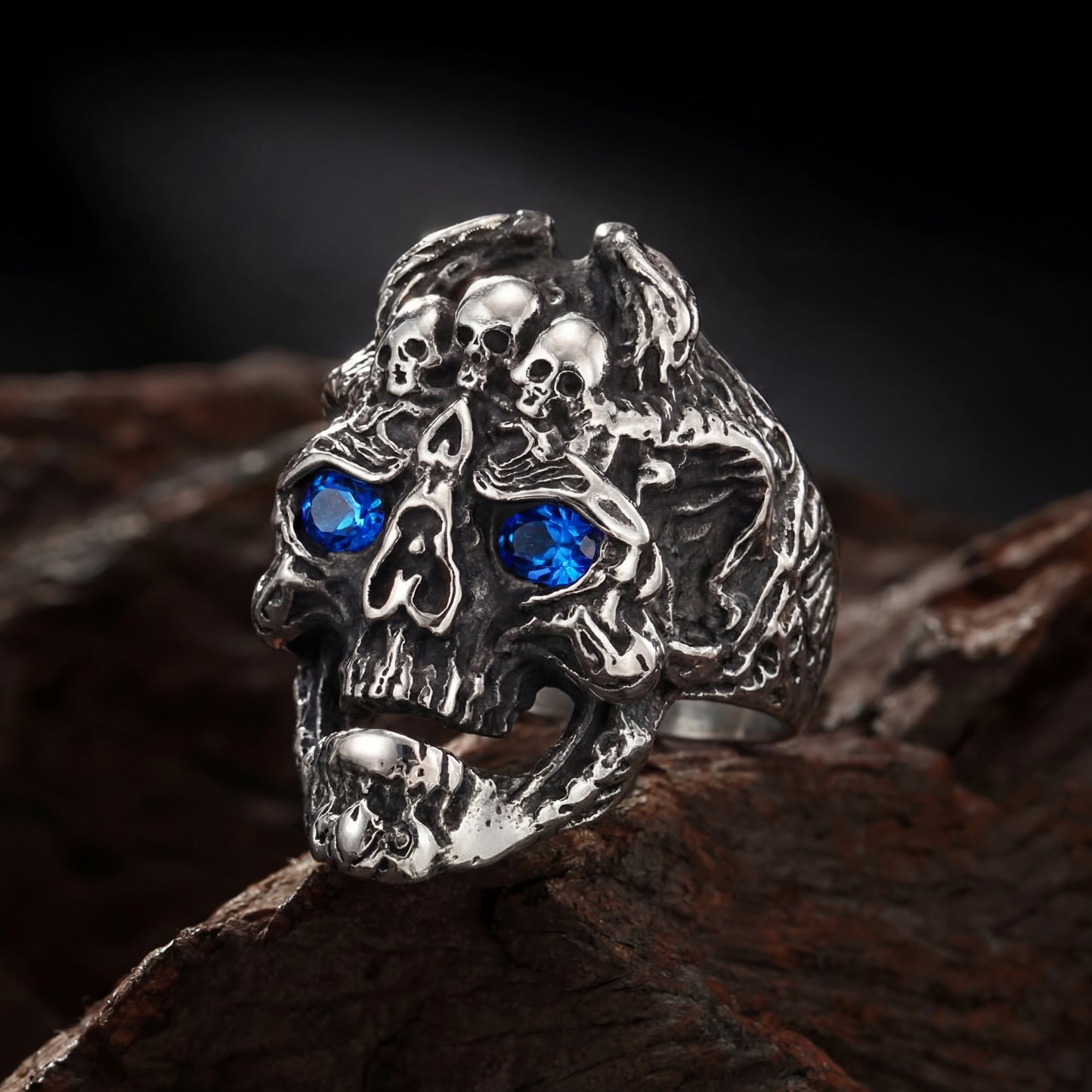 Devil Dragon Skull Ring