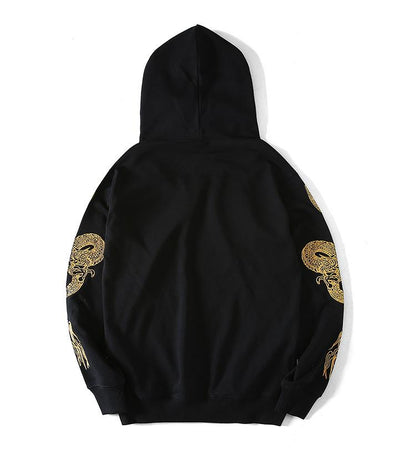 Double Draco Embroidery Hoodie