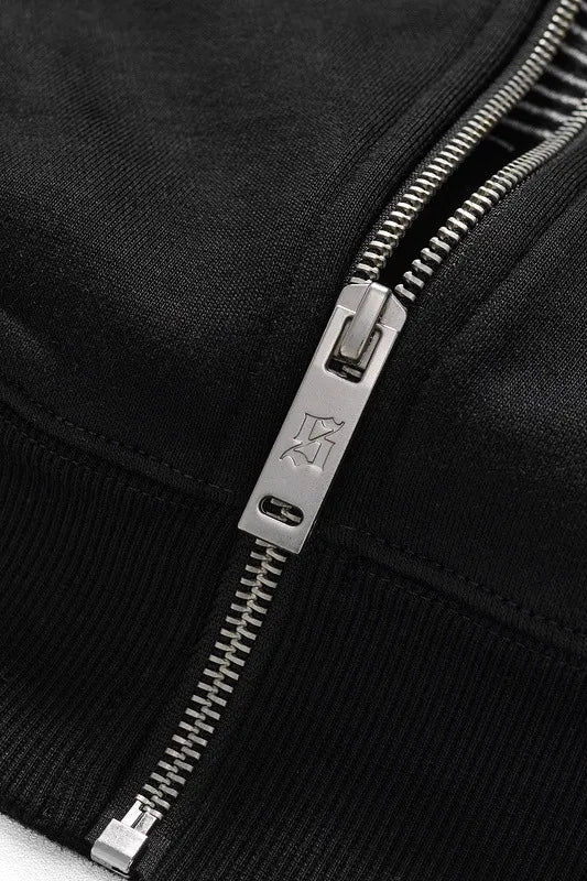 LEGACY 4 Embroidery Zipper Hoodie