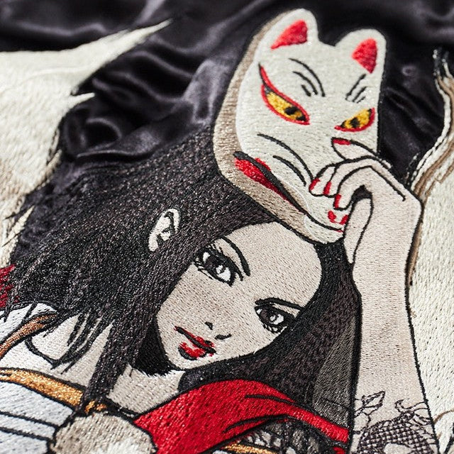[BOGO] Geisha Kitsune Reversible Sukajan Jacket