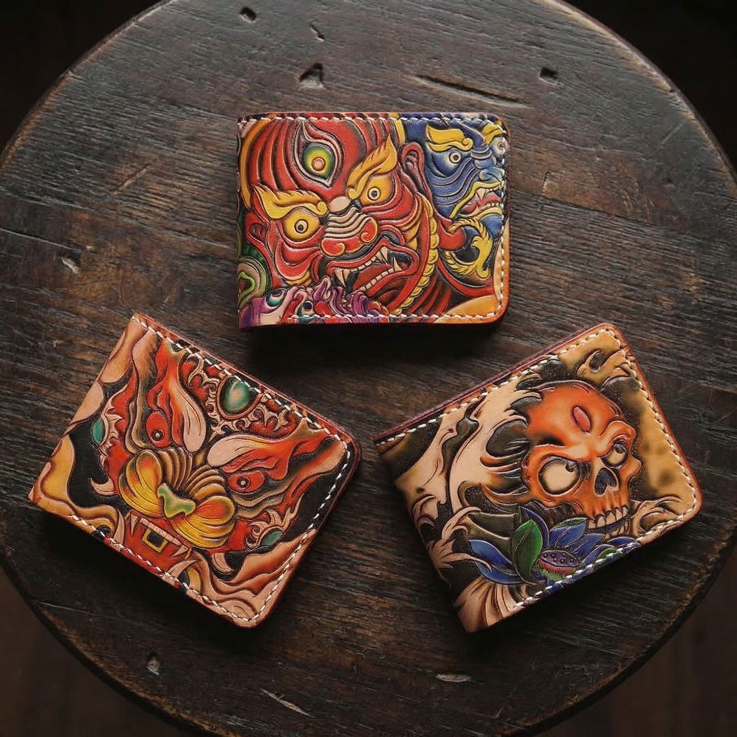 Yokai Handcrafted Leather Wallet
