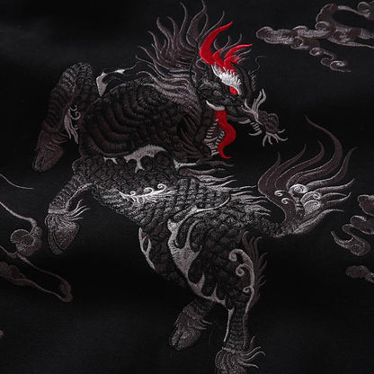 Kirin Embroidery Hoodie