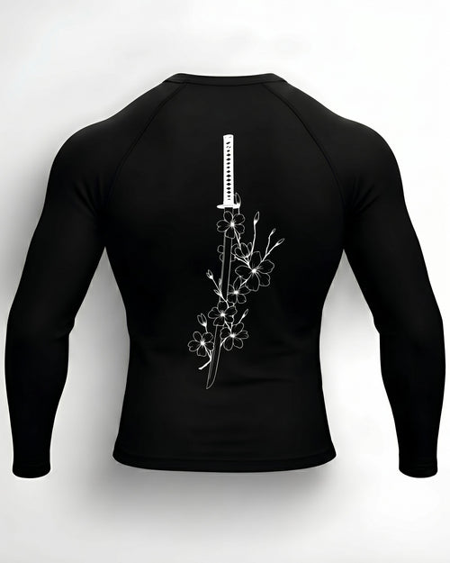 Steel Sakura Compression Long Sleeve