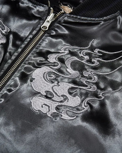 Geisha Kitsune Sukajan Jacket [REVERSIBLE]